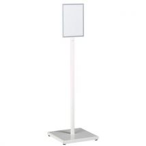 Rossignol Pro - Panel informativo blanco a4 vertical con patas indik