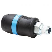 Racor rápido seguridad - Macho 1/4" - Para tubo 11mm - Uso profesional - Manutan Expert