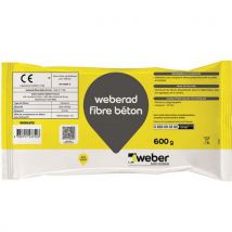 Weber Saint Gobain - Fibra de hormigón weberad 12 mm 600 g