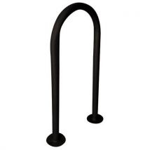 Soporte Bicicleta Individual Negro - Acero Epoxi - 2 Plazas - 390x100x685mm - Manutan Expert
