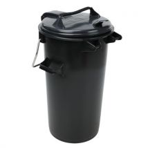 Manutan Expert - Cubo de basura de plástico alt: 73 cm cap.: 50 l