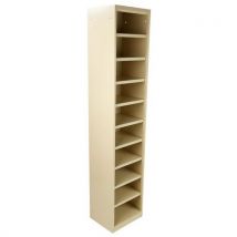 Manutan Expert - Columna de clasificación 10 casillas beige x41x345cm