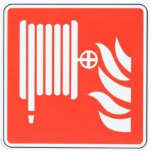 Señal Grifo Incendios Adhesiva Poliéster 350x350mm ISO 7010 - Manutan Expert