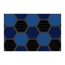 Notrax - Alfombrilla de entrada honeycomb blue 34 60 cm x 90 cm