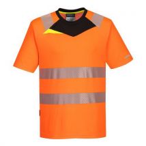 Tee-shirt Haute Visibilité Dx4 Xl Orange/noir - Homme
