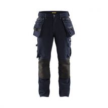 Pantalon De Travail X1900 Artisan Stretch 4d Marine Foncé Et Noirv - Unisexe