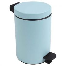Prosper - Poubelle Salle de Bain Rétro 3L - Vert Clair - Métal Acier - Ouverture Pédale - Compacte et Élégante