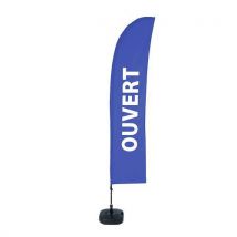 Drapeaux Ensemble Complet Ouvert Bleu