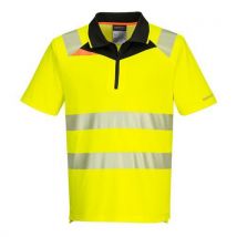 Polo Haute Visibilté Dx4 S Jaune/noir - Homme