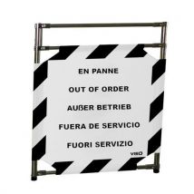 Barrière D'intervention Avec Panneau Logo En Panne - Viso