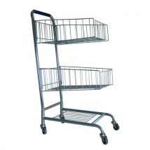 Chariot Courrier 2 Paniers 30 Kg