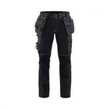 Pantalon De Travail Artisan+ Stretch Femme Noir D19