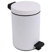 Poubelle Pour Sanitaire Pour Salle De Bain Retro 3l - Ivoire