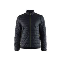 Veste Doublée En Noir/jaune Fluo M - Unisexe