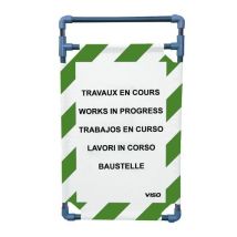 Barrière D'intervention Pvc 1 Panneau Travaux En Cours