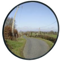 Viso - Miroir de sécurité rond Ø 330 mm - Verre résistant - Vision 130° - Intérieur/Extérieur