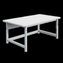 Poste De Travail Packlog 30mm Réglable En Hauteur L2000 Gris