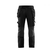 Pantalon De Travail Artisan Stretch 4d Noir/gris Foncé C154 - Unisexe