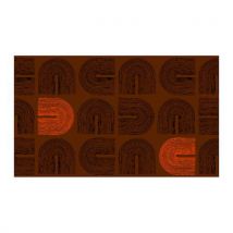 Notrax - Tapis d'entrée Arches Marron 60x90 cm - Polyamide Modéré - Déco Design