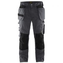 Pantalon De Travail Artisan À Poches Flottantes Gris/noir C150 - Unisexe