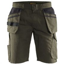 Short Haute Visibilité Stretch 4d Noir Et Jaune Taille C48 - Unisexe