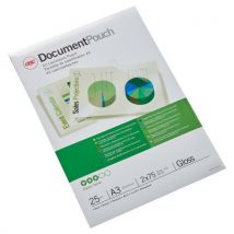 Pochette De Plastification A3 75μ- Gbc - Lot De 25
