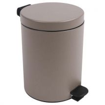 Poubelle Pour Sanitaire Salle De Bain Retro 5 L - Taupe