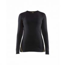 Haut De Sous-vêtement Thermique Femme En Noir
