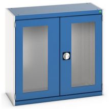 Bott 1 Armoire Cubio Avec Portes Vitrées H1000mm - Bott