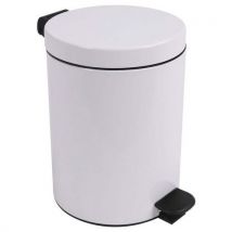 Poubelle Pour Sanitaire Salle De Bain Retro 5 L - Blanc