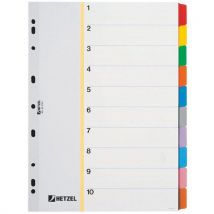 Intercalaire A4 10 Touches Rexel