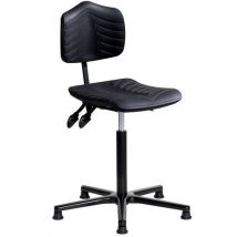 Siège Ergosoft Embase Aluminium Assise Moyenne Sur Patins