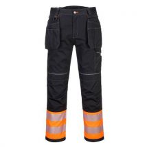 Pantalon Holster Pw3 Hi-vis Classe 1 30 Orange/noir - Unisexe