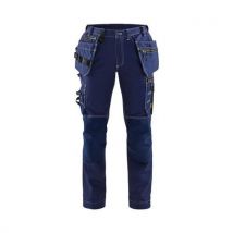 Pantalon De Travail Artisan+ Stretch Femme Bleu Foncé C36
