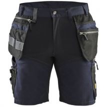 Short D'artisan Stretch Marine Foncé Noir - Unisexe