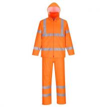 Ensemble De Pluie Enroulable Haute Visibilité - Homme