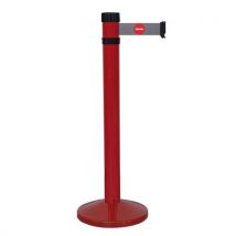 Poteau Intérieur Rouge À Sangle 4m Gris Logo Sens Interdit