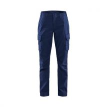 Pantalon De Travail Industrie Stretch 2d Femme Bleu Foncé/bleu D20