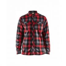 Chemise Flannelle En Rouge M - Unisexe
