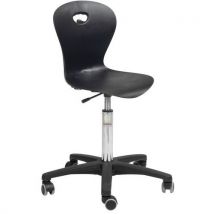 Chaise Coquille Mind - Plastique - Medium - Noir