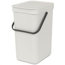Brabantia 1 Poubelle Sort&go 12l, Brabantia, Blanc