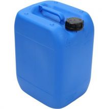 Manutan Expert - Jerrican Gerbable Homologué UN 30L Bleu - Usage Alimentaire - Polyéthylène Haute Densité - Garantie 10 Ans