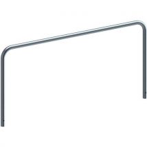 Schake - Arceau de protection galvanisé 2000x1000mm - Barrière permanente extérieure - Fixation à visser