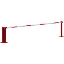 Barrière Manuelle Avec Ressort Et Poteau Fixe Cadenas-4000mm