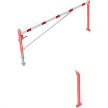 Barrière Pivotante À Bétonner Avec Serrure -3500mm