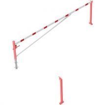 Barrière Pivotante À Bétonner Avec Serrure -5000mm