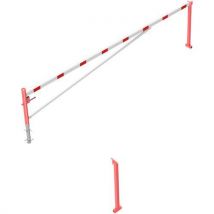 Barrière Pivotante À Bétonner Avec Serrure -5500mm