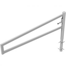 Barrière Carré Pivotante À Bétonner Pour Cadenas-2500mm
