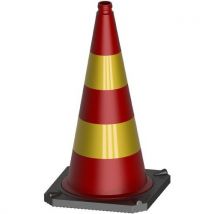 Cône De Guidage En Deux Parties Type Ra2/b - 750 Mm - Jaune