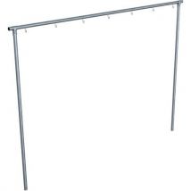 Étendoire À Linge - 3500 Mm - 7 Crochets - Ø 48 Mm